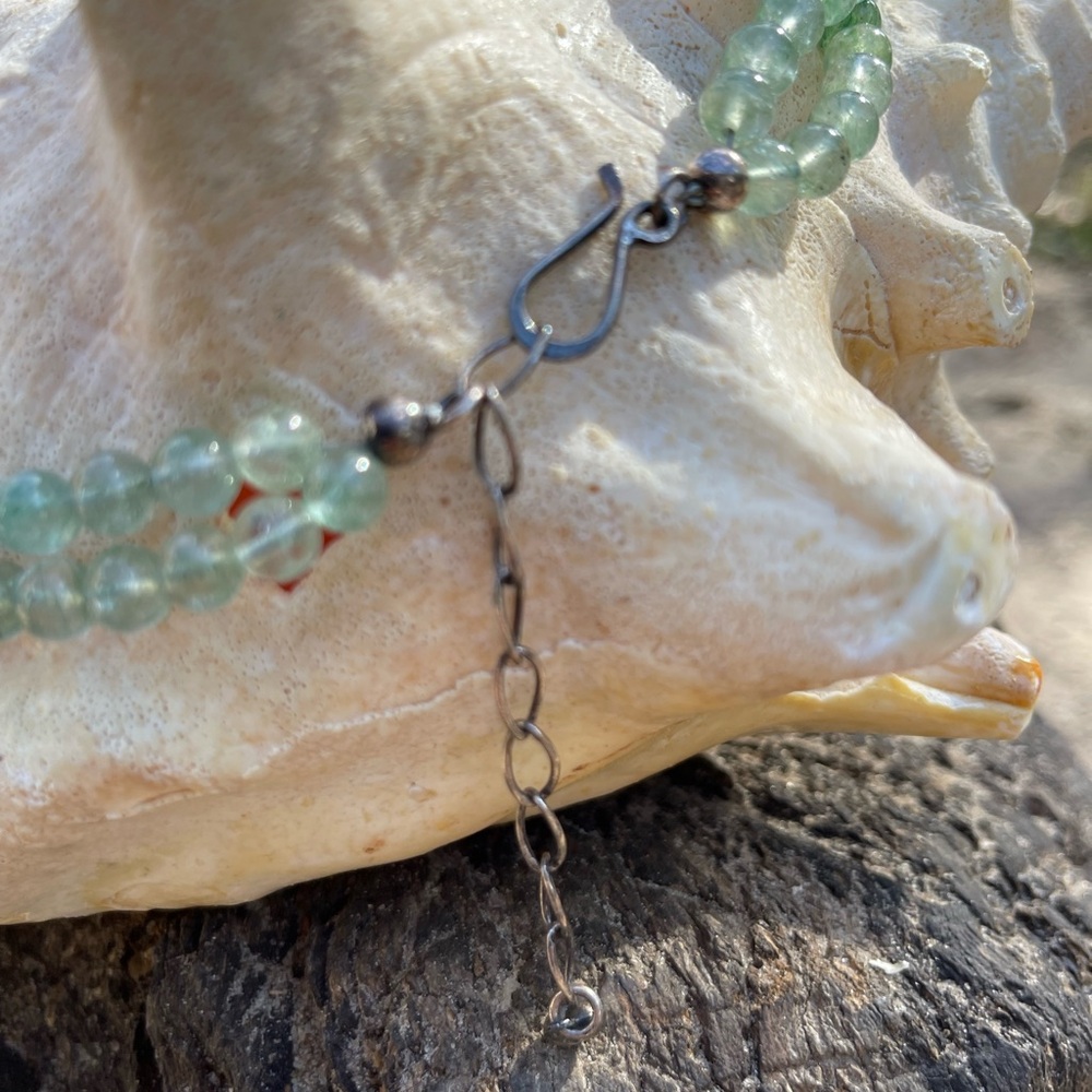 Jay King Natural Aquamarine Smooth Beads Gemstone Necklace 2 strands - Picture 3 of 4